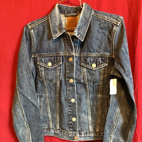 GAP WOMEN' S CLASSIC  DENIM JEAN JACKET SIZE SMALL NEW WITH TAGS - Picture 3 of 16